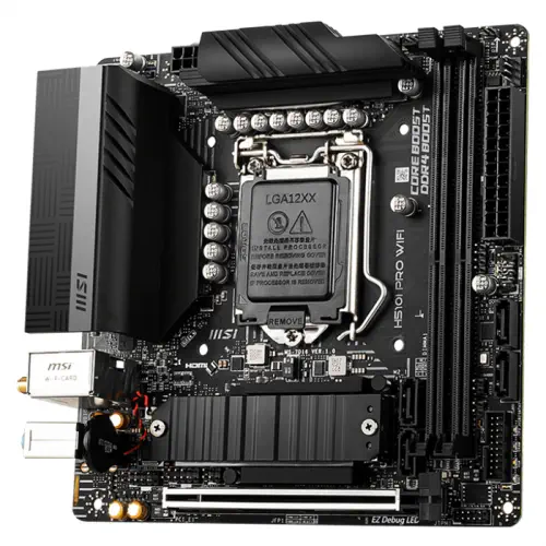 MSI H510I PRO WIFI Intel H510 Soket 1200 DDR4 3200MHz Mini-ITX Gaming (Oyuncu) Anakart