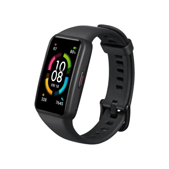 Honor Band 6 Siyah Akıllı Bileklik - Honor Türkiye Garantili