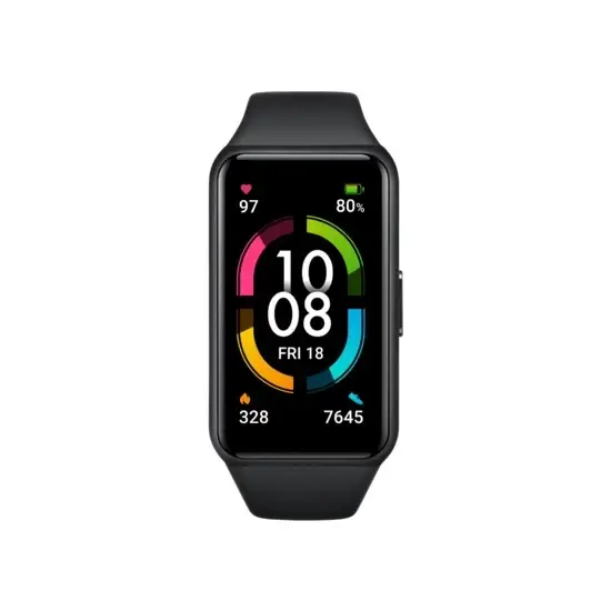 Honor Band 6 Siyah Akıllı Bileklik - Honor Türkiye Garantili