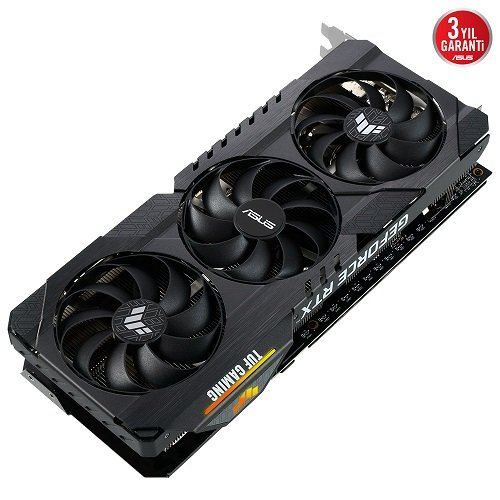 Asus TUF Gaming GeForce RTX 3060 Ti V2 OC TUF-RTX3060TI-O8G-V2-GAMING 8GB GDDR6 256Bit DX12 Gaming (Oyuncu) Ekran Kartı