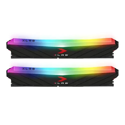 PNY XLR8 Gaming EPIC-X RGB 16GB (2x8GB) 4600MHz CL19 DDR4 Gaming Ram (MD16GK2D4460019XRGB)