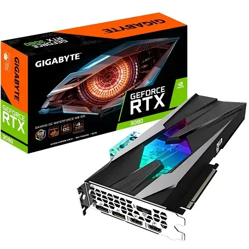 Gigabyte GeForce RTX 3080 Gaming OC WaterForce WB 10G LHR GV-N3080GAMINGOC WB-10GD 10GB GDDR6X 320Bit DX12 Gaming (Oyuncu) Ekran Kartı