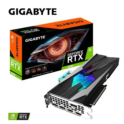 Gigabyte GeForce RTX 3080 Gaming OC WaterForce WB 10G LHR GV-N3080GAMINGOC WB-10GD 10GB GDDR6X 320Bit DX12 Gaming (Oyuncu) Ekran Kartı
