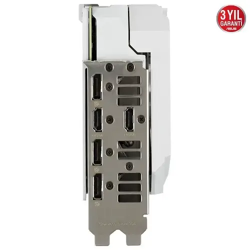 Asus ROG Strix GeForce RTX 3070 White ROG-STRIX-RTX3070-8G-WHITE 8GB GDDR6 256Bit DX12 Gaming Ekran Kartı