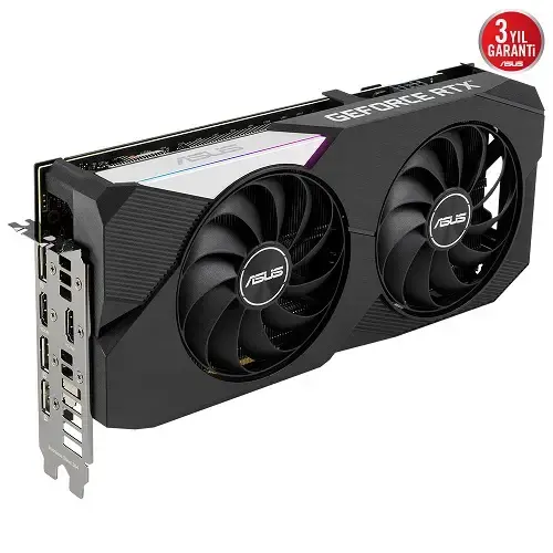 Asus Dual GeForce RTX 3060 Ti V2 OC DUAL-RTX3060TI-O8G-V2 8GB GDDR6 256Bit DX12 Gaming (Oyuncu) Ekran Kartı