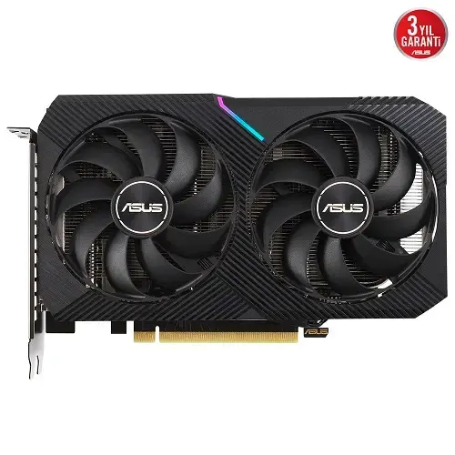 Asus Dual GeForce RTX 3060 Ti V2 Mini OC DUAL-RTX3060TI-O8G-MINI-V2 8GB GDDR6 256Bit DX12 Gaming (Oyuncu) Ekran Kartı