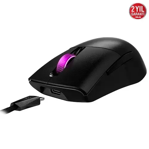 Asus ROG Keris Wireless 16.000 DPI 7 Tuş Optik RGB Kablosuz Gaming (Oyuncu) Mouse