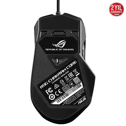 Asus ROG Chakram Core P511 16.000 DPI 9 Tuş Optik RGB Kablolu Gaming (Oyuncu) Mouse
