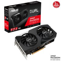 Asus Dual Radeon RX 6600 XT OC DUAL-RX6600XT-O8G 8GB GDDR6 128Bit DX12 Gaming (Oyuncu) Ekran Kartı