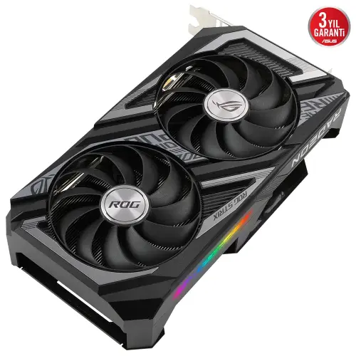 ASUS ROG Strix Radeon RX 6600 XT OC ROG-STRIX-RX6600XT-O8G-GAMING 8GB GDDR6 128Bit DX12 Gaming (Oyuncu) Ekran Kartı