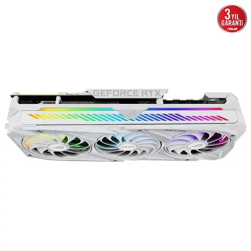 ASUS ROG Strix GeForce RTX 3080 V2 White OC ROG-STRIX-RTX3080-O10G-WHITE-V2 10GB GDDR6X 320Bit DX12 Gaming (Oyuncu) Ekran Kartı