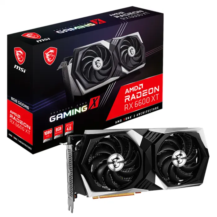 MSI Radeon RX 6600 XT GAMING X 8G 8GB GDDR6 128Bit DX12 Gaming (Oyuncu) Ekran Kartı