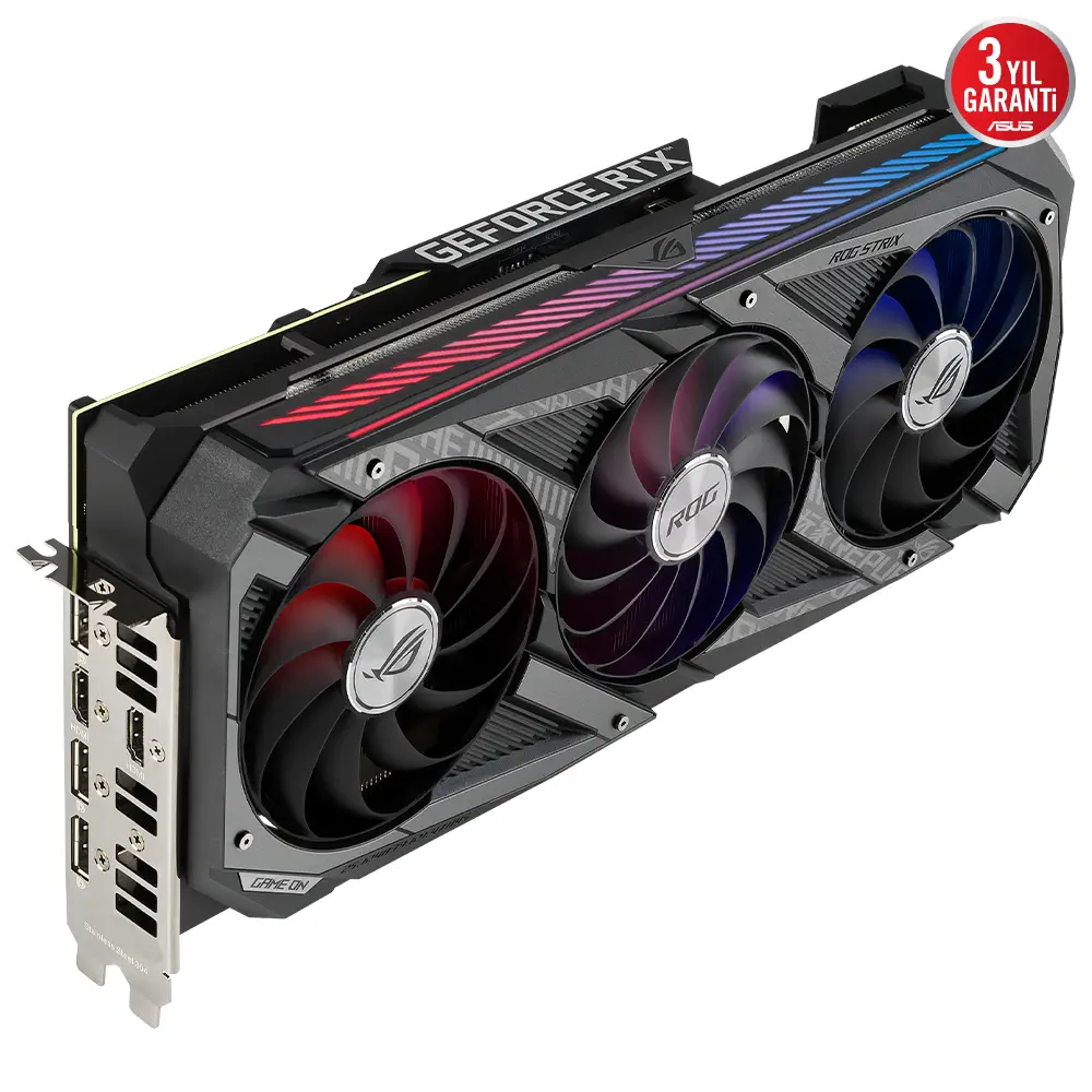 ASUS ROG Strix GeForce RTX 3070 V2 OC ROG-STRIX-RTX3070-O8G-V2-GAMING 8GB GDDR6 256Bit DX12 Gaming (Oyuncu) Ekran Kartı