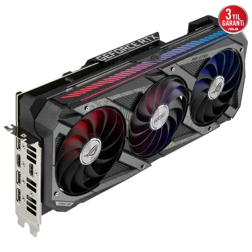 Asus ROG Strix GeForce RTX 3070 V2 OC ROG-STRIX-RTX3070-O8G-V2-GAMING 8GB GDDR6 256Bit DX12 Gaming (Oyuncu) Ekran Kartı