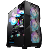 Hiper Zelda 4x120mm ARGB Gaming ATX Kasa 500W