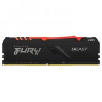 Kingston Fury Beast RGB KF432C16BBA/8 8GB (1x8GB) DDR4 3200MHz CL16 Siyah Gaming Ram (Bellek)
