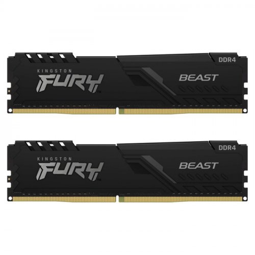 Kingston Fury Beast KF432C16BBK2/16 16GB (2x8GB) DDR4 3200MHz CL16 Siyah Gaming Ram (Bellek)