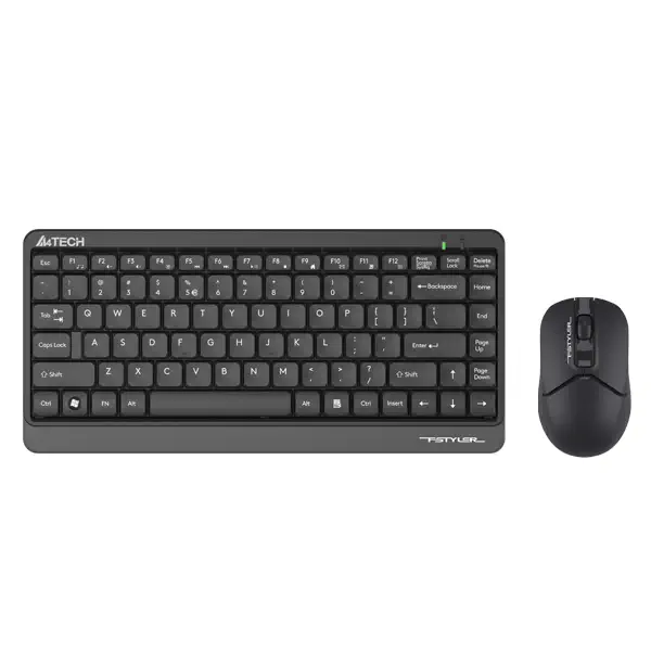 A4 Tech FG1112 Black TR Q USB 2.4G Siyah Kablosuz Mini Klavye Mouse Set