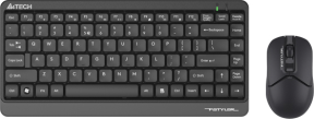 A4 Tech FG1112 Black TR Q USB 2.4G Siyah Kablosuz Mini Klavye Mouse Set