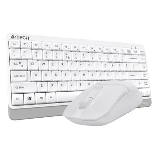 A4 Tech FG1112 White TR Q USB 2.4G Beyaz Kablosuz Mini Klavye Mouse Set