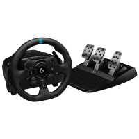 Logitech G G923 PS5, PS4 ve PC ile Uyumlu Siyah Yarış Direksiyonu ve Pedalları - 941-000149