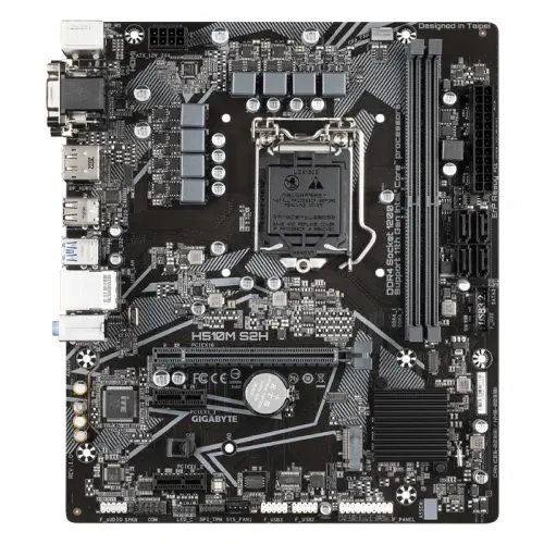 Gigabyte H510M S2H Intel H510 Soket 1200 DDR4 3200MHz mATX Gaming (Oyuncu) Anakart