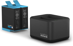 GoPro Hero9 için İkili Şarj Cihazı ve Batarya - 5GPR/ADDBD-001