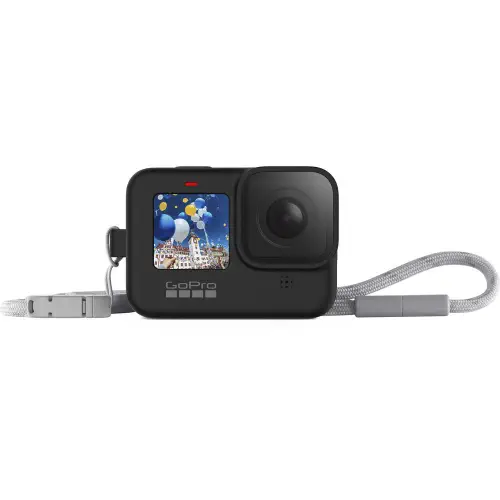 GoPro Hero9 Bileklik + Boyunluk Siyah - 5GPR/ADSST-001
