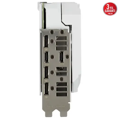 ASUS ROG Strix GeForce RTX 3070 V2 White OC ROG-STRIX-RTX3070-O8G-WHITE-V2 8GB GDDR6 256Bit DX12 Gaming (Oyuncu) Ekran Kartı