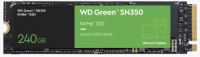 WD Green SN350 WDS240G2G0C 240GB 2400/900MB/s PCIe NVMe M2 SSD Disk