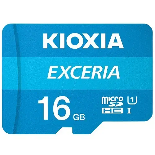 Kioxia Exceria LMEX1L016GG2 16GB 100MB/s Okuma Hızlı MicroSD Hafıza Kartı
