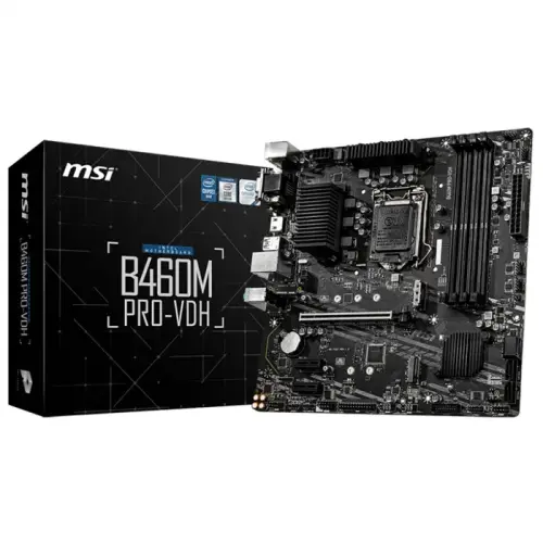 MSI B460M PRO-VDH Intel B460 Soket 1200 DDR4 2933MHz mATX Gaming (Oyuncu) Anakart