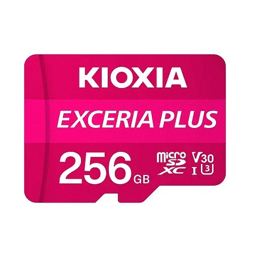 Kioxia Exceria Plus LMPL1M256GG2 256GB 100MB/s Okuma Hızlı MicroSD Hafıza Kartı