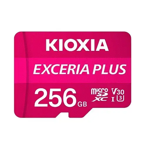Kioxia Exceria Plus LMPL1M256GG2 256GB 100MB/s Okuma Hızlı MicroSD Hafıza Kartı