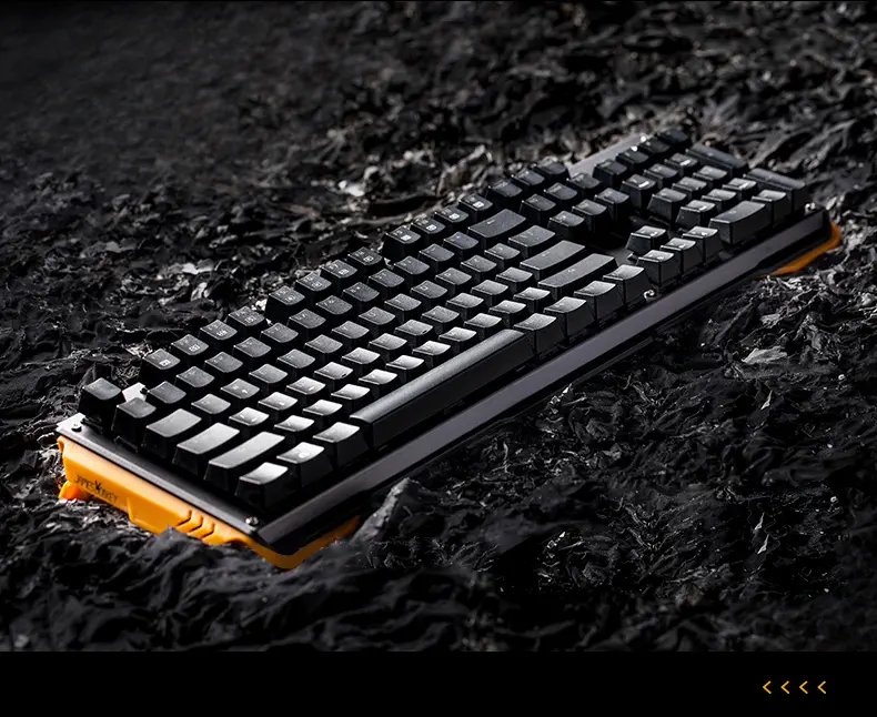 James Donkey 619S Sarı Aydınlatmalı Black/Brown Switch İng Q USB Gaming 104 Tuş Mekanik Klavye