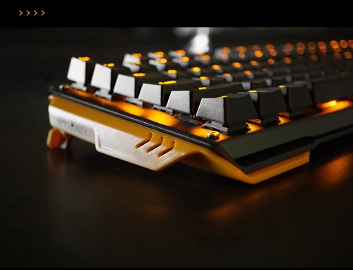James Donkey 619S Sarı Aydınlatmalı Black/Blue Switch İng Q USB Gaming 104 Tuş Mekanik Klavye