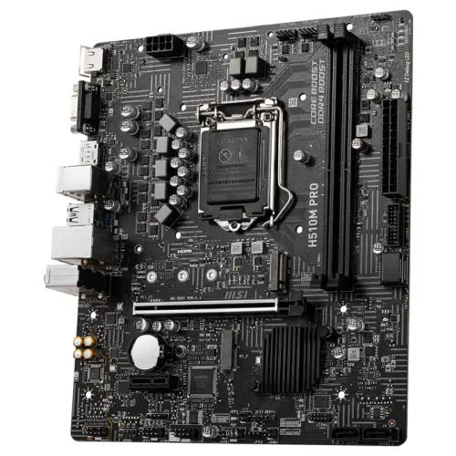 MSI H510M PRO Intel H510 Soket 1200 DDR4 3200MHz mATX Gaming (Oyuncu) Anakart