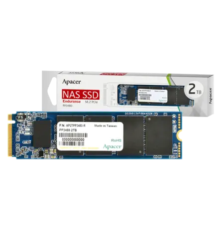 Apacer PP3480-R AP2TPP3480-R 2TB 2500/2100MB/s NVMe PCIe M.2 NAS SSD Disk
