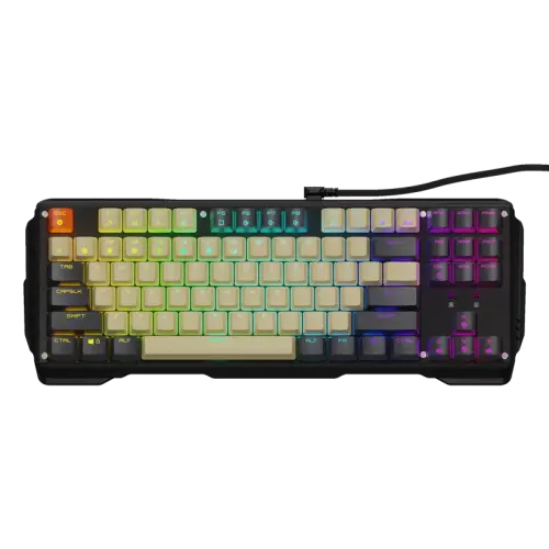 James Donkey 619RS RGB Aydınlatmalı Brown Switch İng Q USB Gaming 87 Tuş Mekanik Klavye