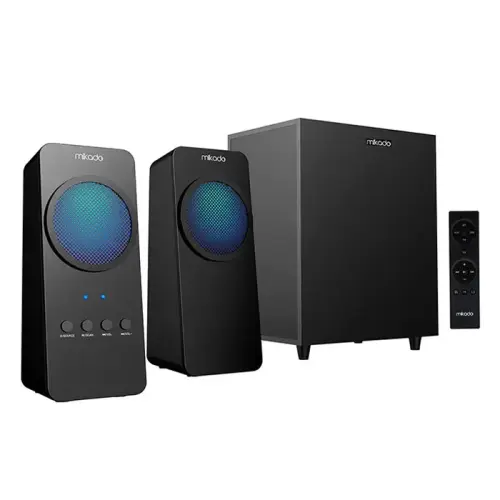 Mikado MD-318BT 2+1 25W USB LED Işıklı Gaming Speaker