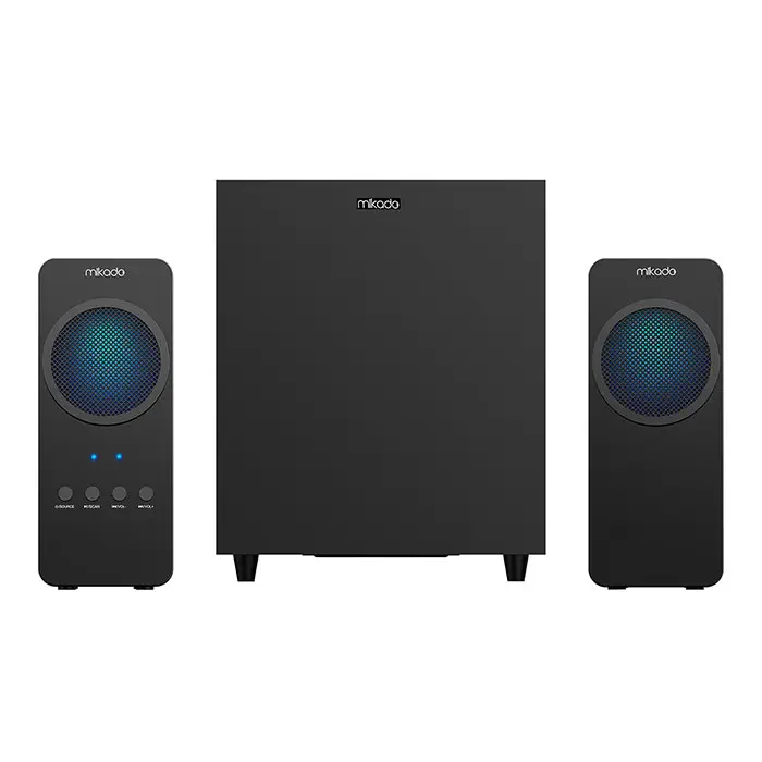 Mikado MD-318BT 2+1 25W USB LED Işıklı Gaming Speaker
