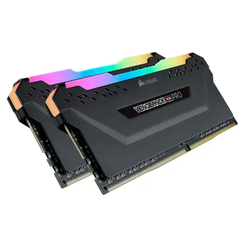 Corsair Vengeance RGB Pro CMW16GX4M2C3200C16 16GB (2x8GB) DDR4 3200MHz CL16 Siyah Gaming Ram (Bellek)