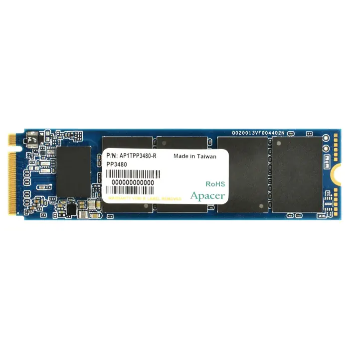 Apacer PP3480-R AP1TPP3480-R 1TB 2500/2100MB/s NVMe PCIe M.2 NAS SSD Disk