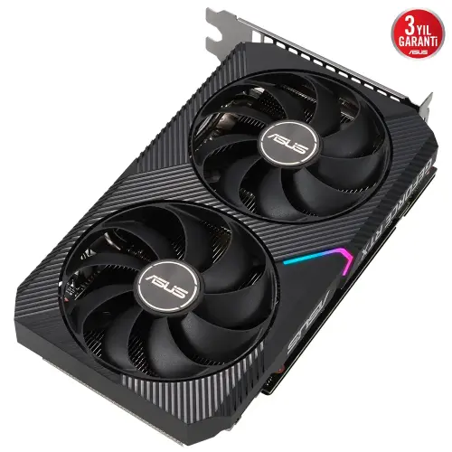 Asus Dual GeForce RTX 3060 Ti V2 MINI DUAL-RTX3060TI-8G-MINI-V2 8GB GDDR6 256Bit DX12 Gaming (Oyuncu) Ekran Kartı