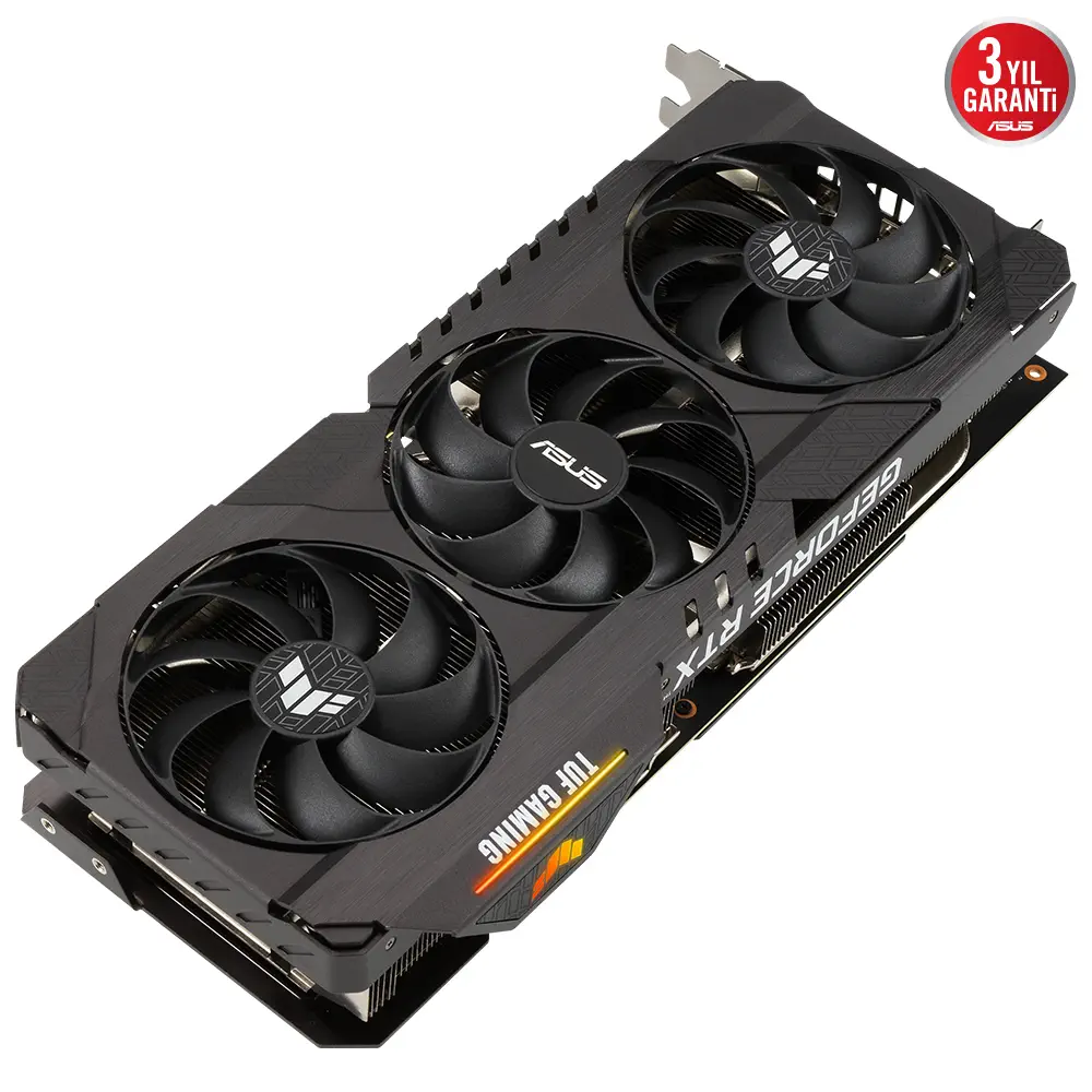 Asus TUF Gaming GeForce RTX 3080 V2 OC TUF-RTX3080-O10G-V2-GAMING 10GB GDDR6X 320Bit DX12 Gaming (Oyuncu) Ekran Kartı