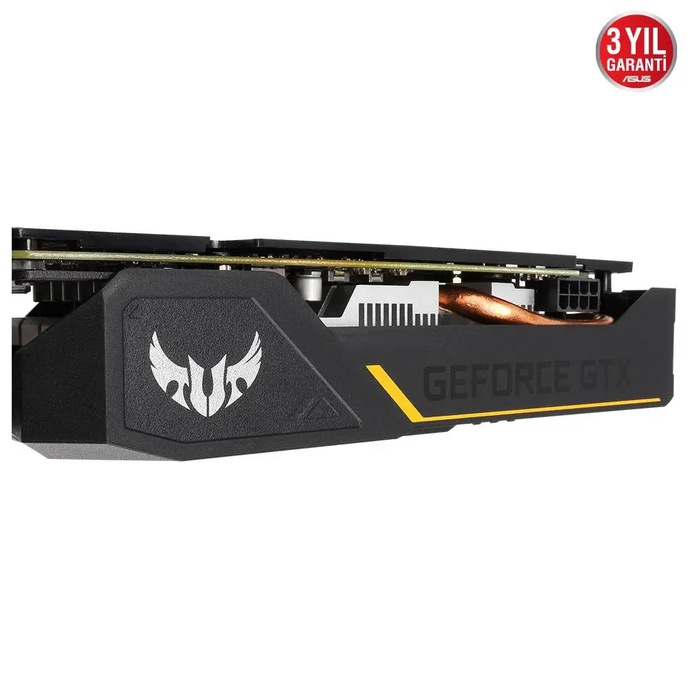 Asus TUF Gaming GeForce GTX 1660 Ti EVO OC TUF-GTX1660TI-O6G-EVO-GAMING 6GB GDDR6 192Bit DX12 Gaming (Oyuncu) Ekran Kartı