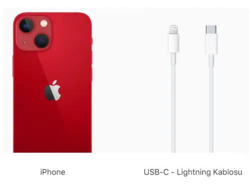 iPhone 13 mini 128GB MLK33TU/A Kırmızı Cep Telefonu - Apple Türkiye Garantili