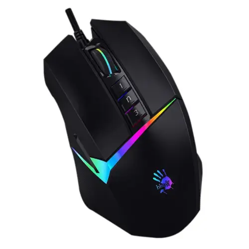 Bloody W60 Pro 16.000 CPI 10 Tuş Optik RGB Siyah Kablolu Gaming (Oyuncu) Mouse