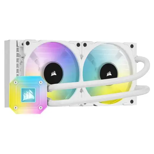 Corsair iCUE H100i Elite Capellix White CW-9060050-WW 240mm İşlemci Sıvı Soğutucu