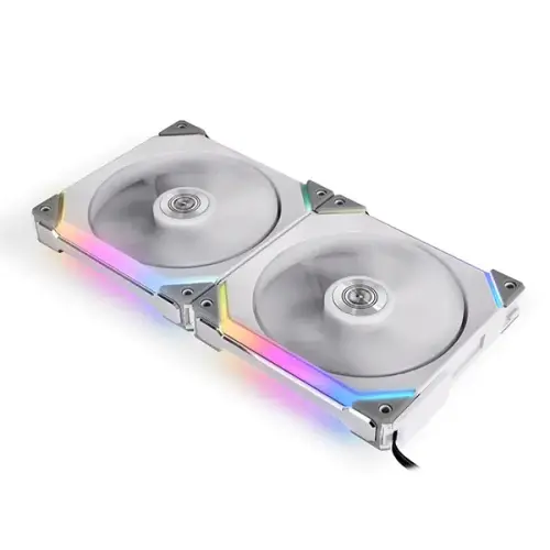 Lian Li UNI Fan SL140 White 2x140mm RGB PWM Beyaz Kasa Fanı
